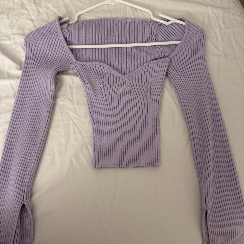 Purple sweater